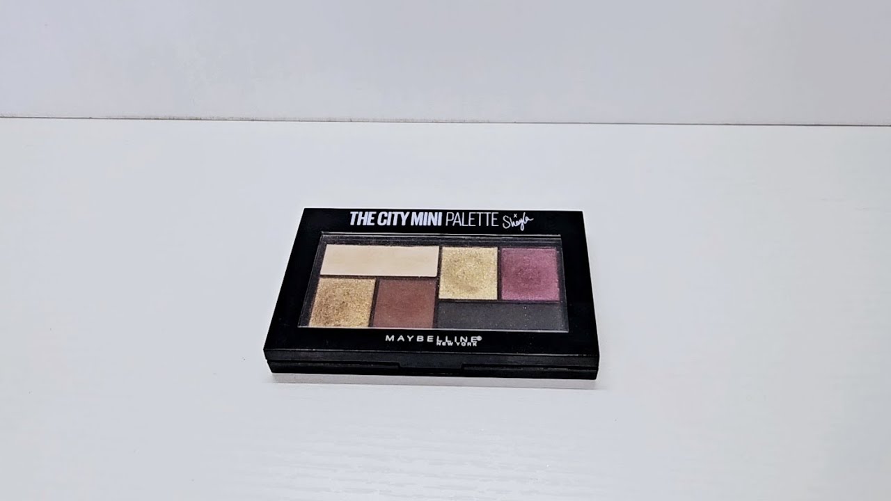 Maybelline city mini eyeshadow palette (chill brunch neutrals) 💜💗
