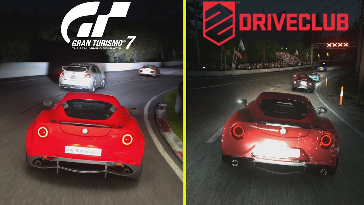 Forza 7 vs. Gran Turismo Sport vs. Project CARS 2 vs. DriveClub