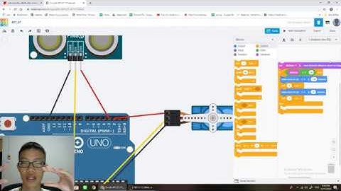 การเขียน code aduino ผ่านเว็บไซต์จำลอง tinkercad