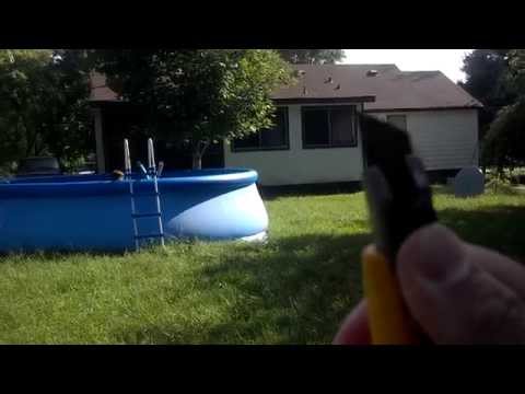 Exploding swimming pool