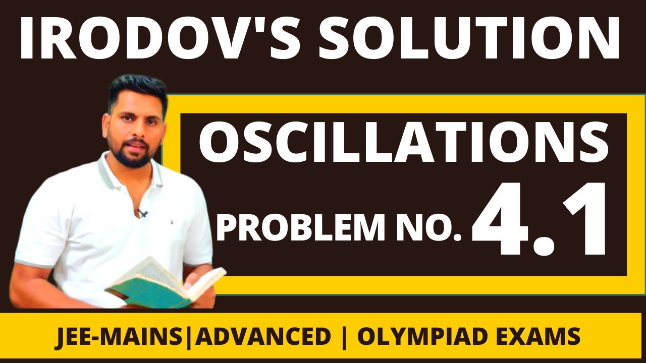 Irodov Solution 4.1 OSCILLATIONS KINEMATICS OF OSCILLATION Jee