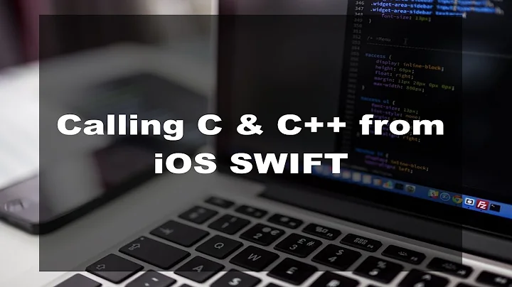 Calling C and C++ from iOS Swift