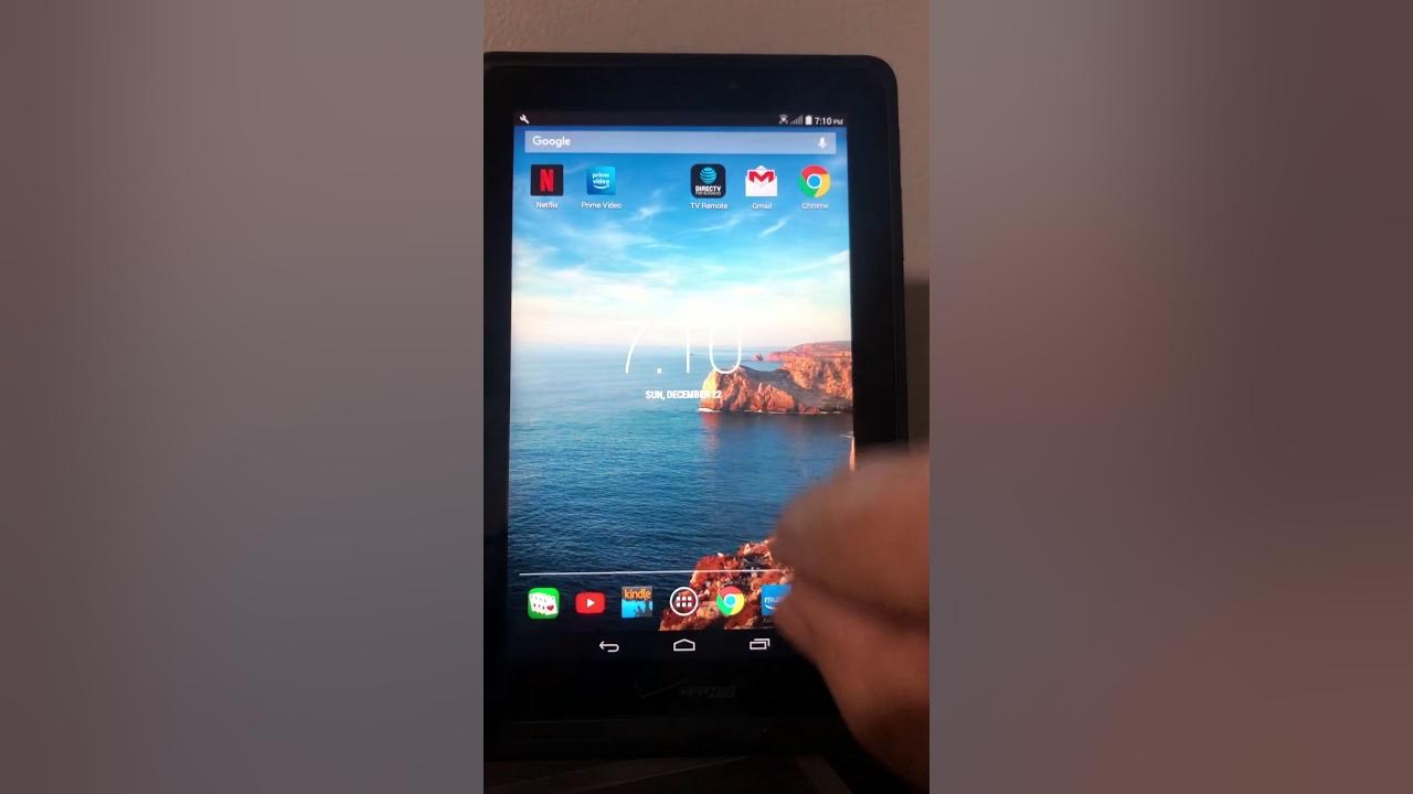 Quick start for using Verizon Ellipsis 7 YouTube