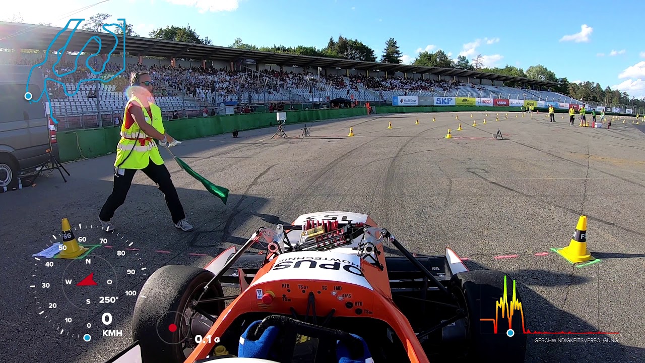 Formula Student Germany 2019 AutoX uncut