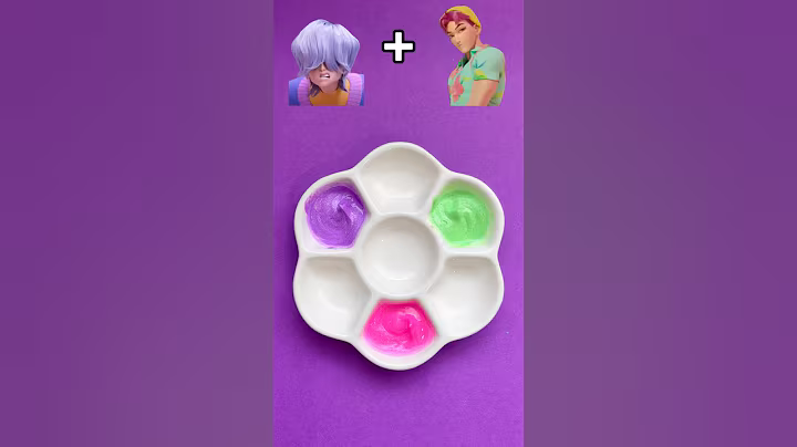 KPop Demon Hunters Color Mixing 25 #kpopdemonhunters #sajaboys #sodapop #satisfying