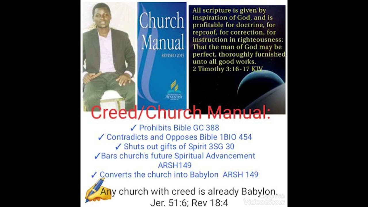 The EVILNESS OF MAN-MADE CREED  Voice of Reformation by Jacques