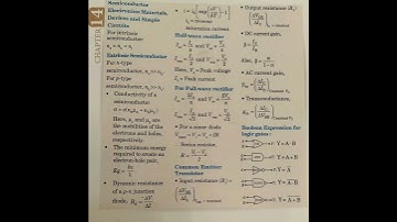 class 12 semiconductor formula sheet l semiconductor class 12 physics l class 12 semiconductor l