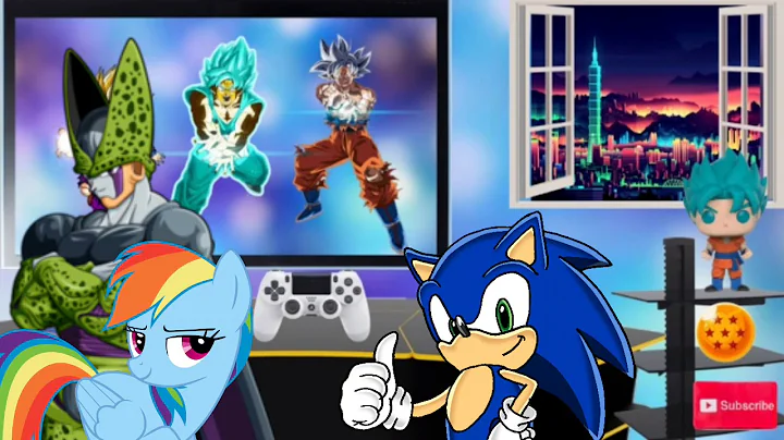 WATCH UNTIL THE END!! | Rainbow Dash Sonic Goku & Cell React to Cell vs Goofy