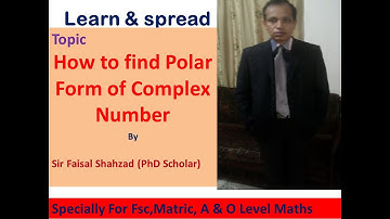 How To Convert Complex Number in Polar Form  (Urdu)|Complex Numbers in Polar Form|Easy Way