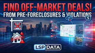 Finding Off-market deals with LSPDATA (Quickly export lists!)