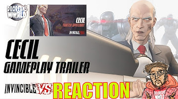 Cecil Stedman Gameplay Trailer | SEA SALT!!! | Fighter Deep Dive - Invincible VS REACTION 反応