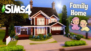 The Sims 4 | Suburban Family Home For 5 - Speed Build W/Voice Over (No CC)