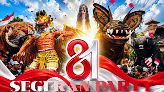 FULL SEGERAN PARADE PARTY FOR THE 81ST INDONESIAN INDEPENDENCE DAY 2026 || VERY LIVELY SEGERAN VI...