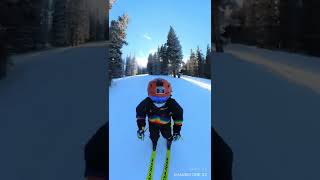 Winter Park, CO Parson’s Bowl Full run. #winterpark #colorado #skiing #snowboarding