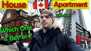 House vs Apartment What is Better for Rent in Canada Tips for International Students #canada #india