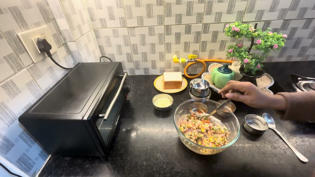 Mini Pizza ya bread pizza 