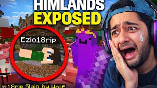 Finally Himlands Full EXPOSED 😱 | Himlands is a Copy of Unstable SMP @YesSmartyPie 