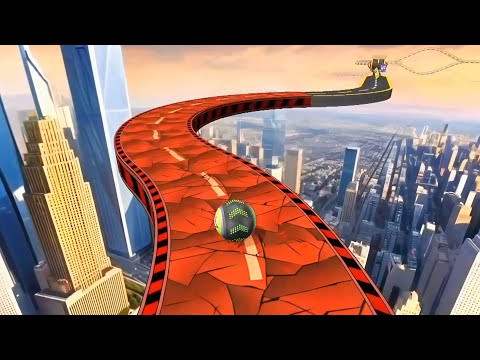 Going Balls Epic Journey Across Dangerous Tracks Filled With Unexpected Obstacles walkthrough run