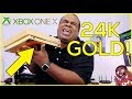 24-KARAT GOLD XBOX ONE X! [Unboxing]