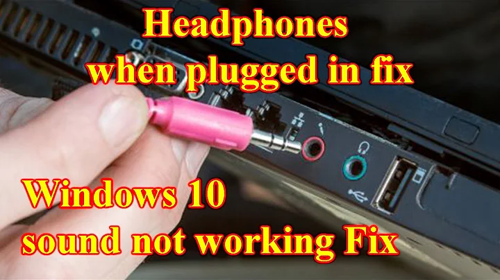 Windows 10 not detecting headphones when plugged in fix