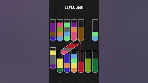 water sort puzzle level 3591