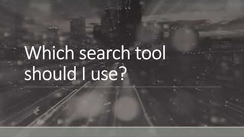 How to Use the Algonquin College Library Search Tools
