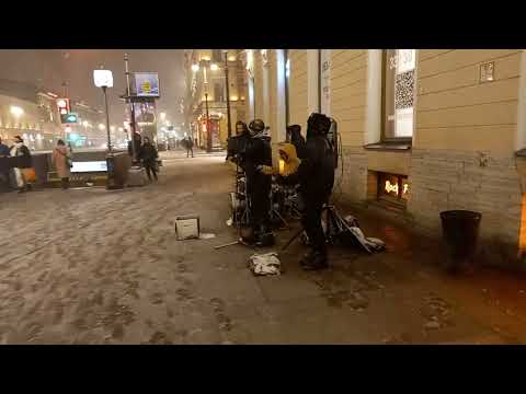 Уличные музыканты в