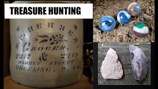 Trash Picking A Dump - Vintage Marbles - Toys - Indian Artifacts - Wheeling West Virginia - Antiques