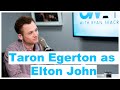 Taron Egerton as Elton John | On Air With Ryan Seacrest