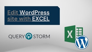 Editing a WordPress site using Excel