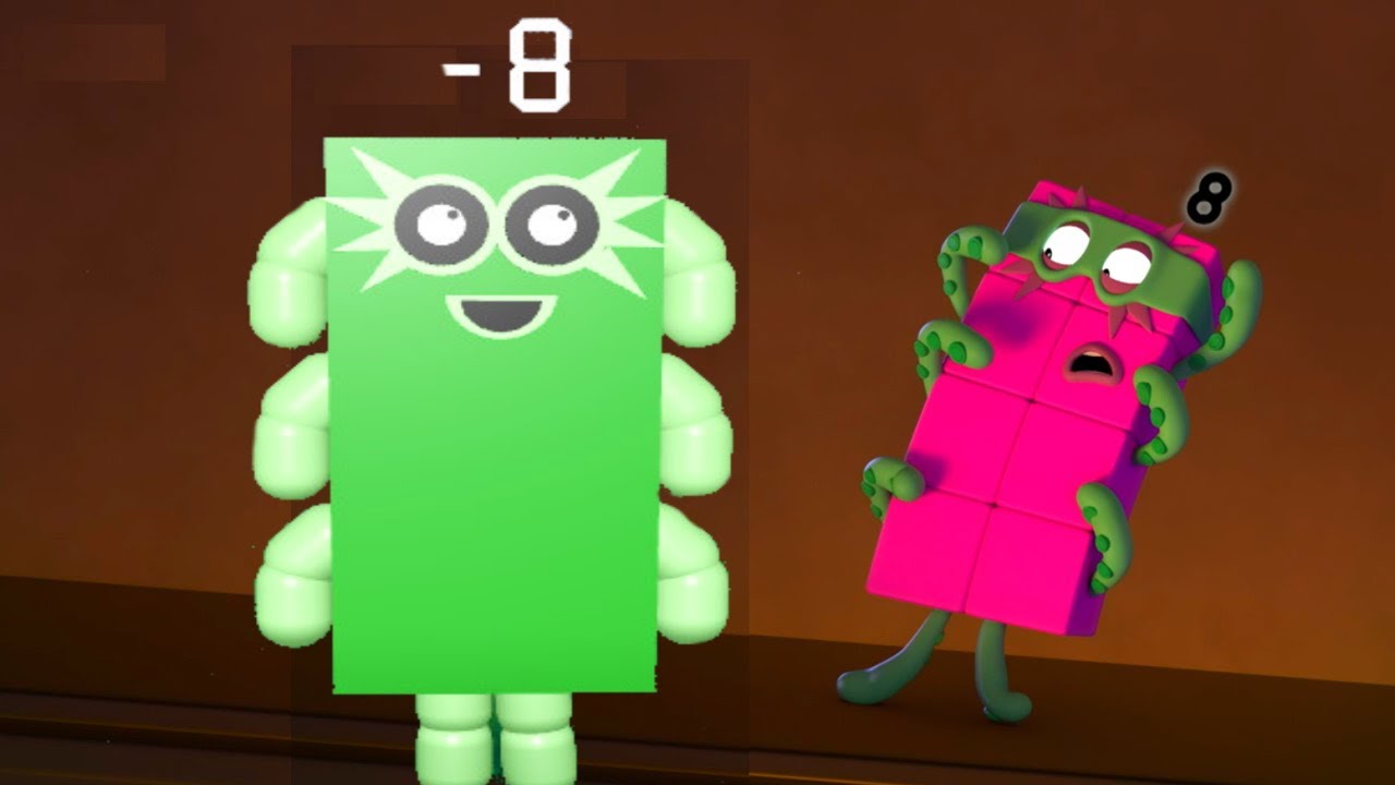 Negative Octoblock Numberblocks Youtube