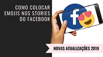 Como colocar Emoji no Story do Facebook?