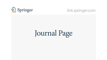 SpringerLink Tutorial 03 Journal Page (French subtitles)
