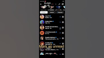 How To Enable Mark As Unread Messages Instgram|Mark As Unread Kasie karen Insta#viral #shorts#short