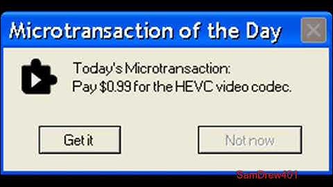 Tip of the Day #2: Pay 99¢ for a HEVC Codec