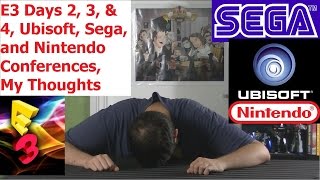Ubisoft, Sega, & Nintendo E3 2016 Conferences - My Thoughts - Adam Koralik