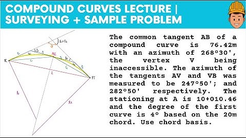Compound Curves - Sample Problems