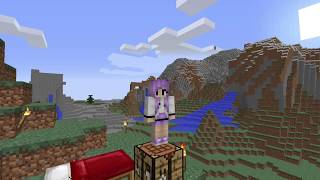 Pierwsze kroki na survival'u | DZIEWCZYNA GRA W MINECRAFT #1 screenshot 1