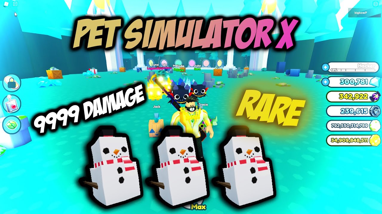 Pet Simulator X Strongest Pets Youtube