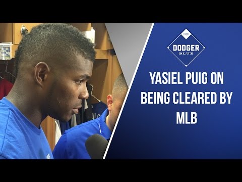 Yasiel Puig On Being Cleared By MLB