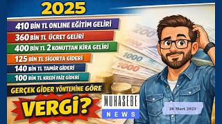 2025 Online Eğitim Video Geliri, Ücret Geliri Ve Kira Geliri Örnek-12