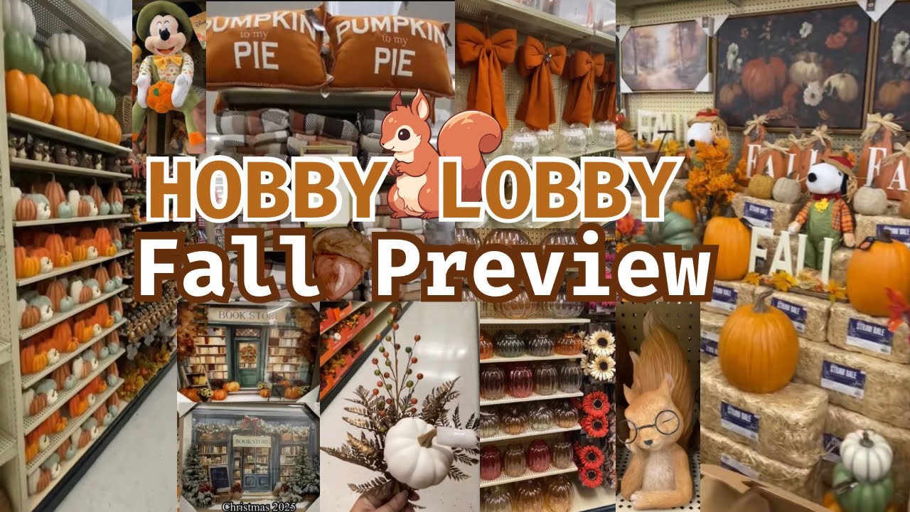 NEW 🍂 Hobby Lobby FALL DECOR 2026 | Shop With Me - YouTube