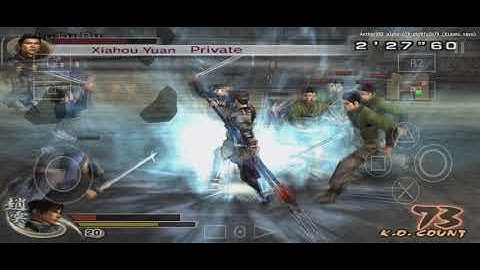 Dynasty Warriors 5 (Xtreme Legends) first try with AetherSX2
