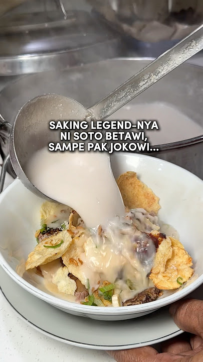 SOTO BETAWI H. MARUF, MENTENG, JAKARTA PUSAT #kuliner