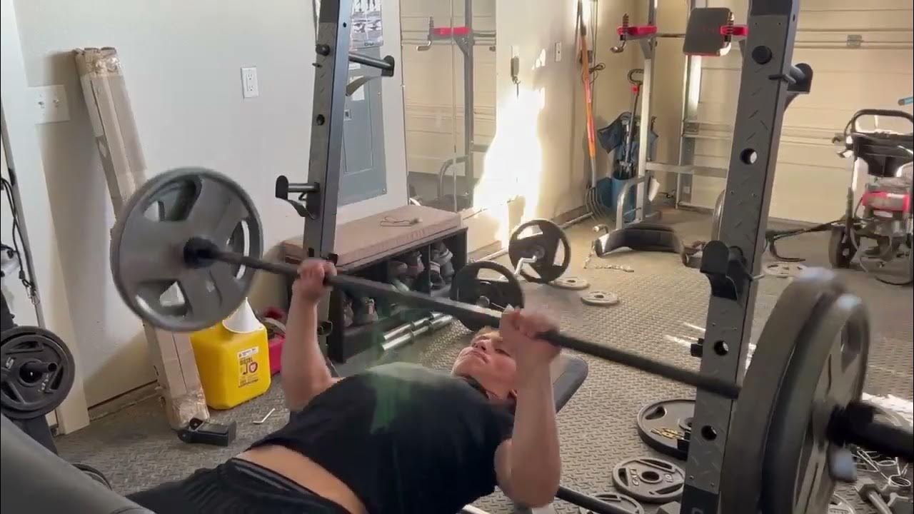 12 year old benches 195 YouTube