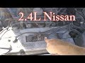 1994 Nissan Altima fuel injector test and replacement 2.4L DOHC