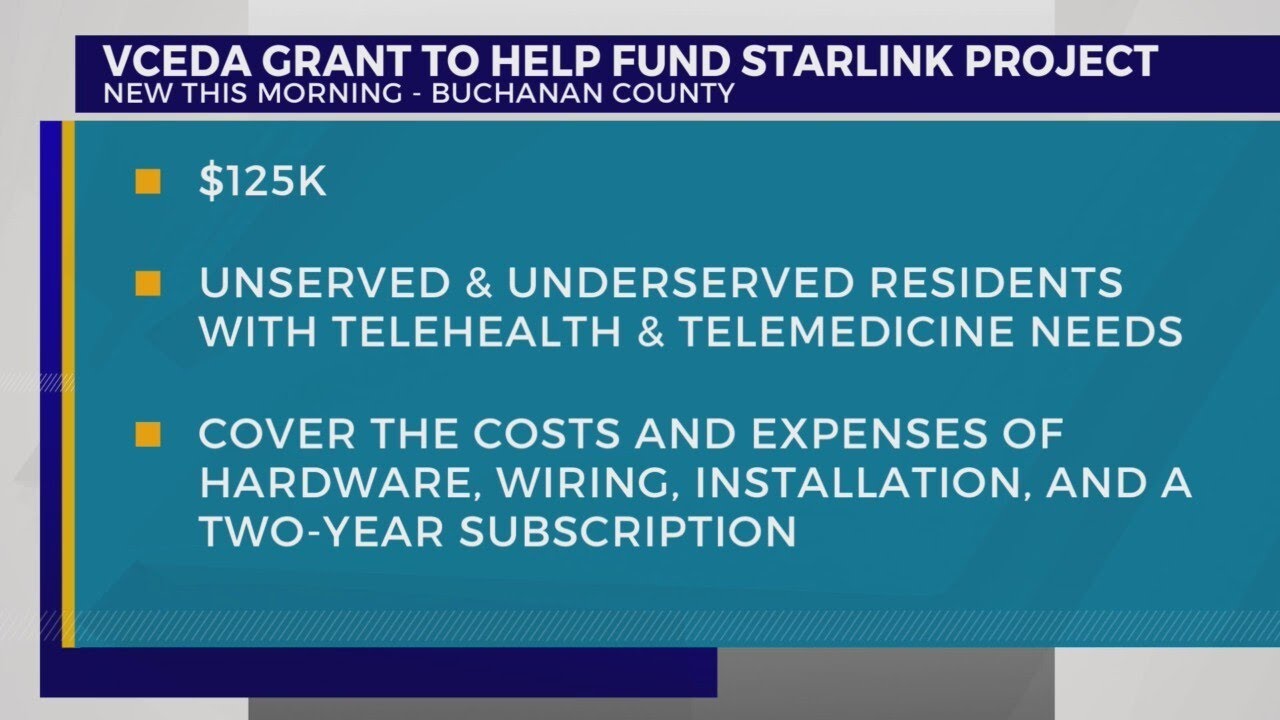 VCEDA grant to help fund Starlink project in Buchanan Co.