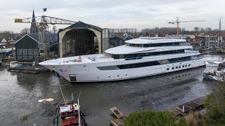 Hakvoorts 61m/ 200’13” Project Asia (YN253) was launched in Monnickendam today
