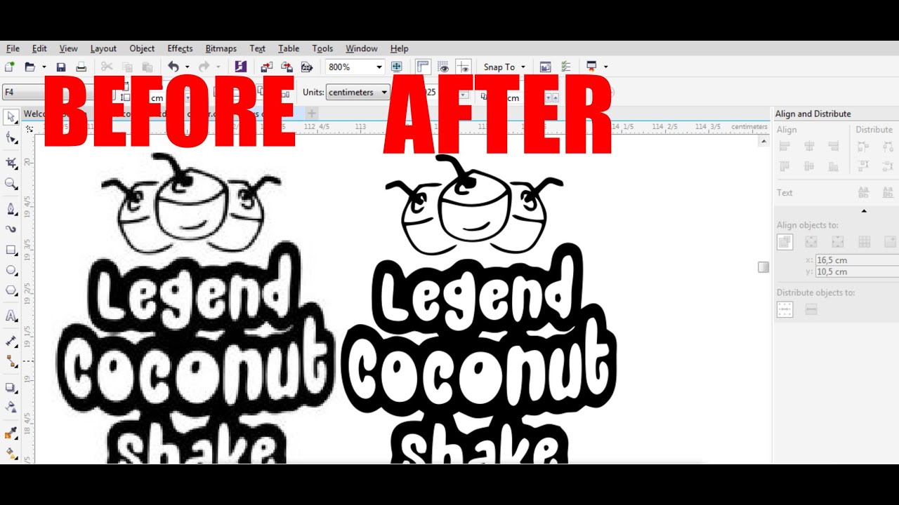 Cara Mempertajam Gambar di corel draw x7 - MUDAH DAN GAMPANG - YouTube