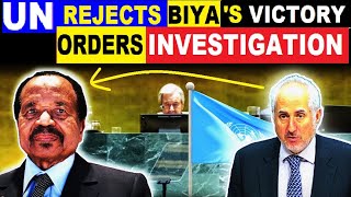 видео: Срочные новости! ООН отвергает победу Бийи — требует немедленного расследования выборов в Камеруне! картинка: Срочные новости! ООН отвергает победу Бийи — требует немедленного расследования выборов в Камеруне!